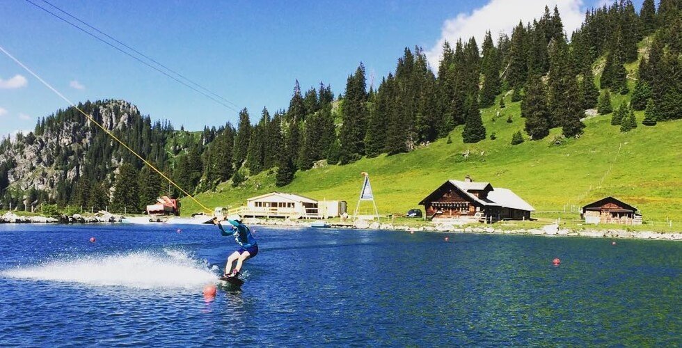 Wakeboarden am Hornberg - die neue Attraktion "Wake up Gstaad" 2 fsfs
