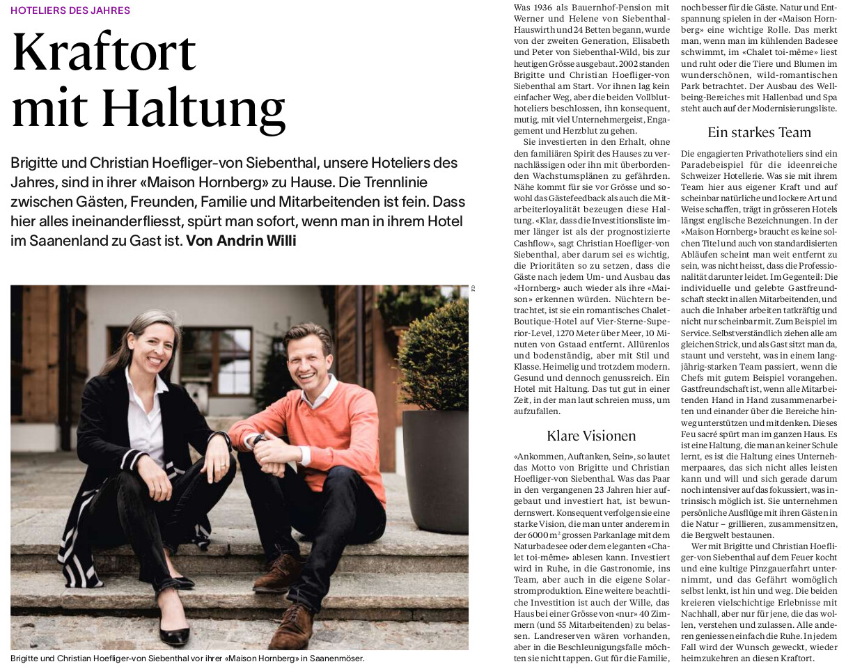 Hoteliers des Jahres - eine unfassbare Ehre für uns, das gesamte Team und Sie, unsere Gäste! 3 Hoteliers des Jahres - eine unfassbare Ehre für uns, das gesamte Team und Sie, unsere Gäste!